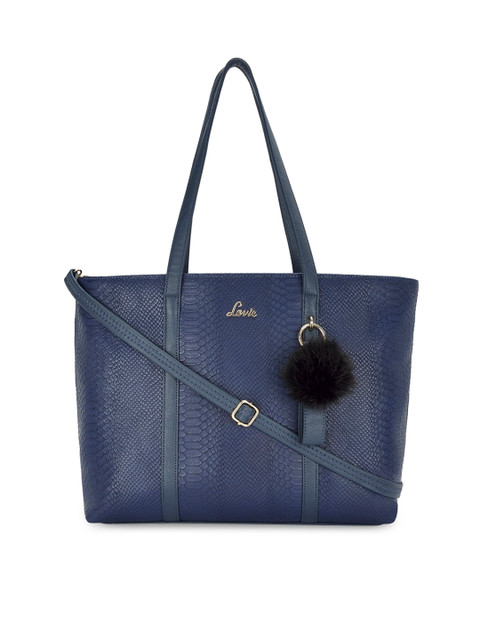 

Lavie Navy Blue Solid Shoulder Bag
