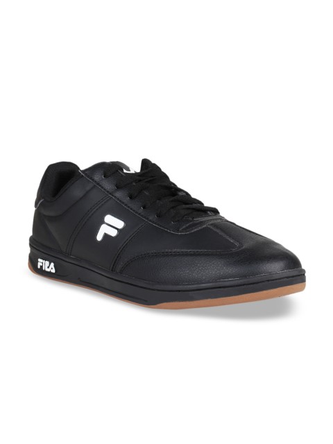 

FILA Men Black Solid Sneakers