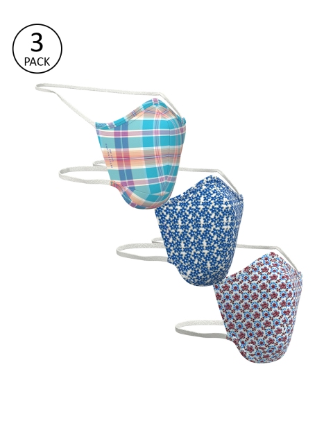 

Peter England Men Pack of 3 Pcs Assorted Reusable 3-Ply Protective Outdoor Masks