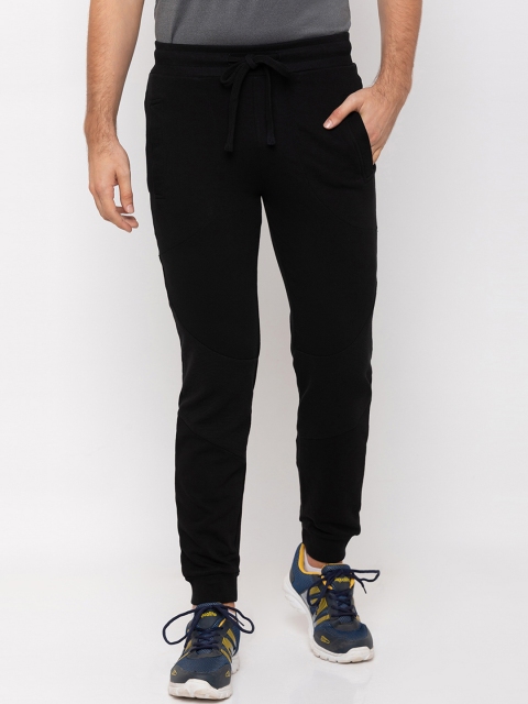 

Globus Men Black Slim Fit Solid Joggers