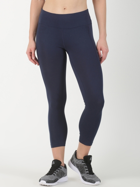

Soul Space Women Navy Blue Solid Snug-Fit Tights