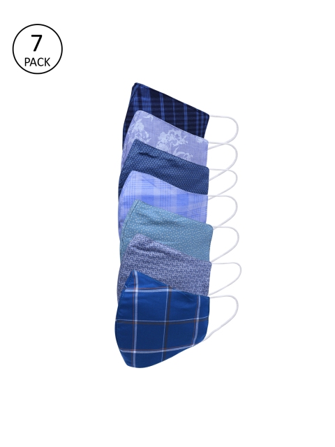 

Be Indi Unisex 5 Pcs Assorted 3-Ply Anti-Pollution Reusable Cloth Masks, Multi