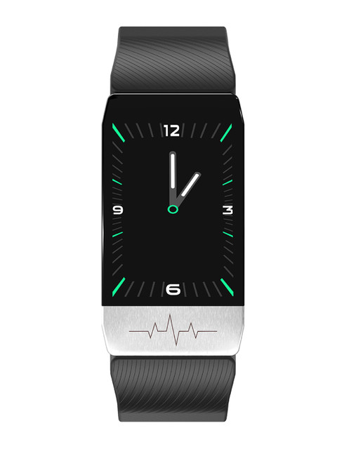 

OPTA Unisex Black Solid SB-212 Bluetooth Fitness Band Smart Watch SB-212