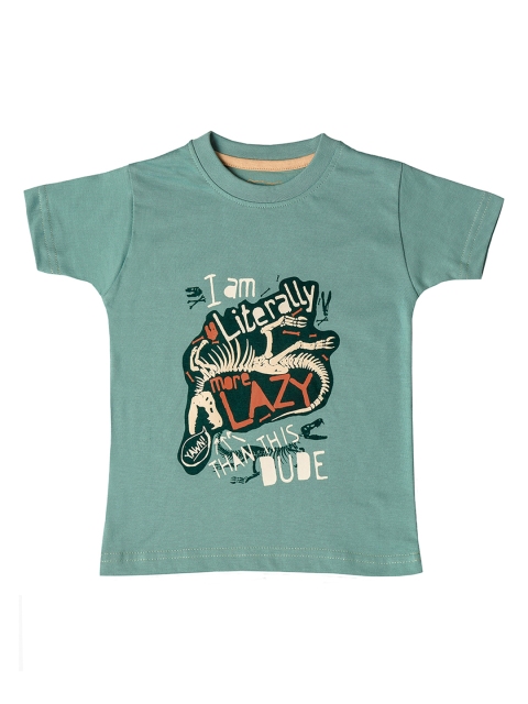 

Kid Studio Boys Blue Printed Round Neck T-shirt
