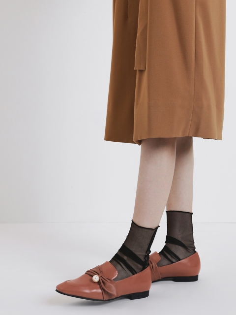 

CHARLES & KEITH Women Brown Loafers