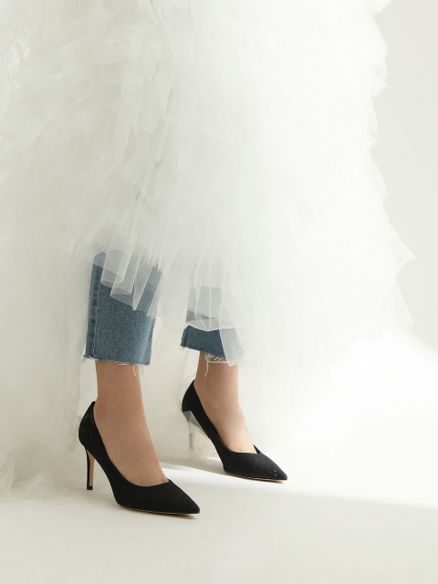 

CHARLES & KEITH Women Black Embellished Stilettos