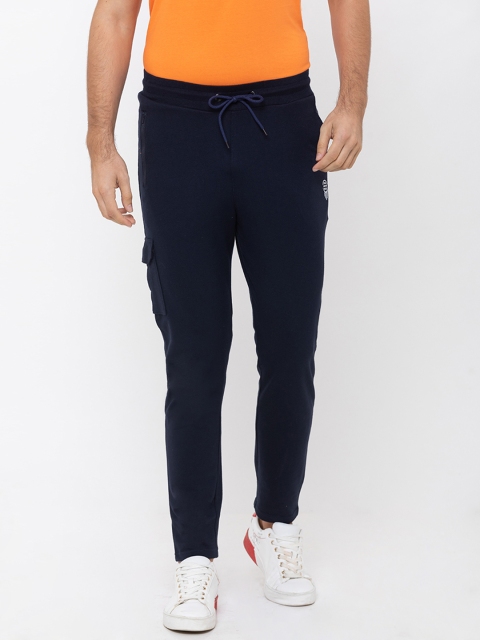 

Globus Men Navy Blue Solid Track Pants