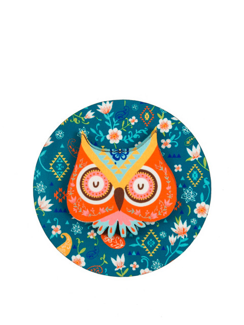 

Chumbak Green & Orange Nocturnal Sensibilities Fridge Magnet