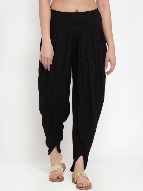 

Just Wow Women Black Solid Dhoti