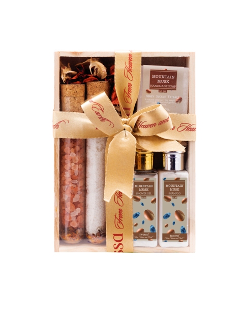 

Nyassa Mountain Musk Wooden Gift Set, Brown