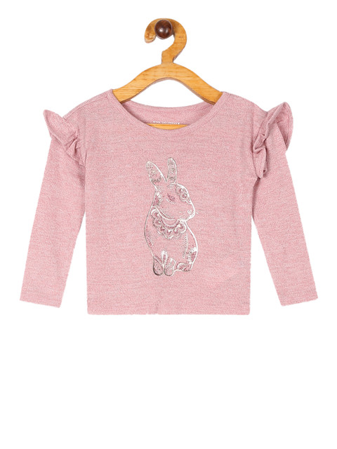 

The Childrens Place Girls Pink Printed Top