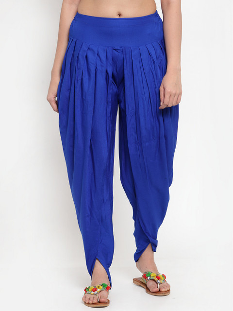 

Just Wow Women Blue Solid Dhoti Pants