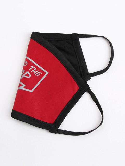 

Fame Forever by Lifestyle Men Red Printed 3-Ply Reusable Outdoor Masks