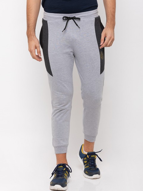 

Globus Men Grey Slim Fit Solid Joggers