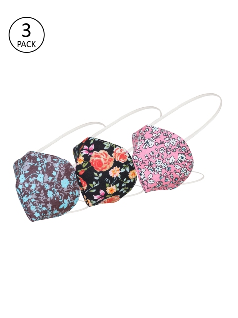

Alvaro Castagnino Adults Pack Of 3 Printed 3-Ply Reusable Cloth Masks, Blue