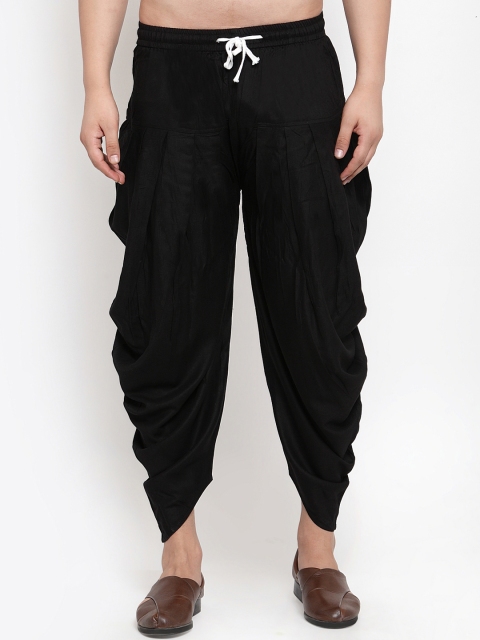 

Jompers Men Black Solid Dhoti