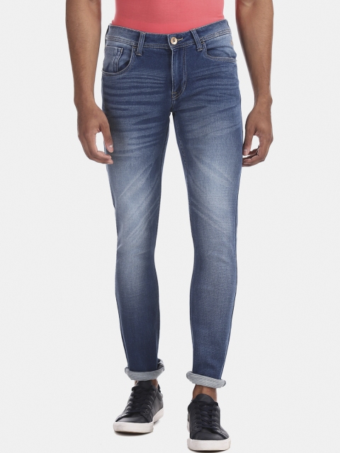 

Flying Machine Men Blue Slim Fit Mid-Rise Clean Look Stretchable Jeans
