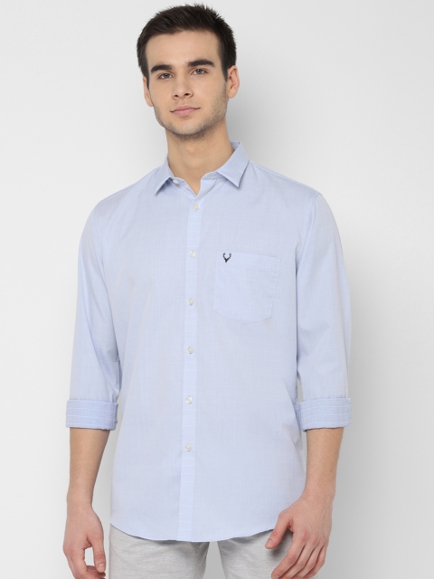 

Allen Solly Men Blue Slim Fit Printed Casual Shirt