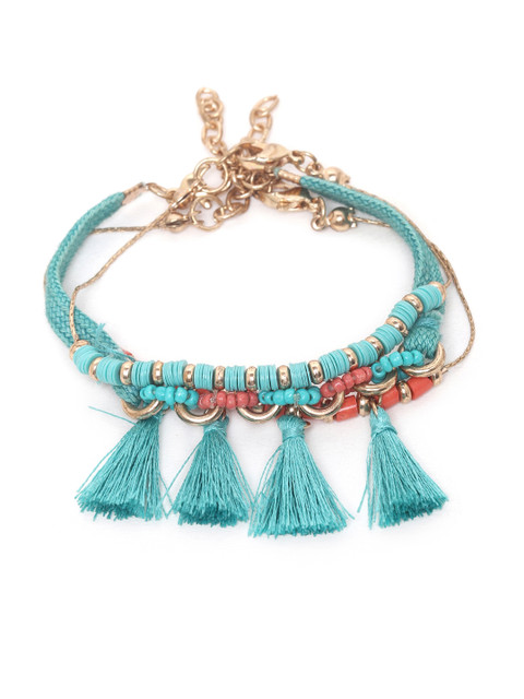 

Chumbak Set of 3 Blue & Pink Multistrand Bracelets