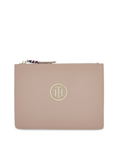 

Tommy Hilfiger Pink Solid Satchel