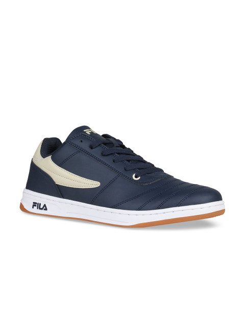 

FILA Men Navy Blue & Off White Colourblocked Sneakers