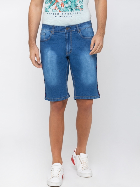 

Globus Men Blue Regular Fit Denim Shorts