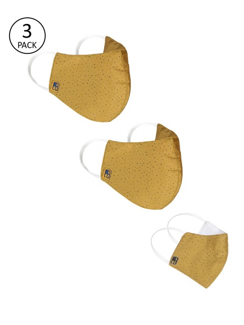 

Balista Unisex Pack of 3 Reusable 4-Ply Cloth Mask, Assorted