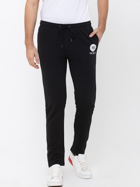

Globus Men Black Solid Track Pants