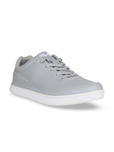 

FILA Men Grey Solid Sneakers