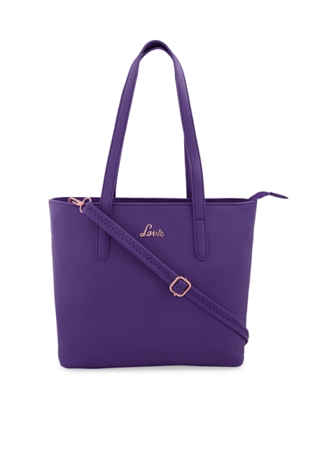 

Lavie Blue Solid Tote Bag