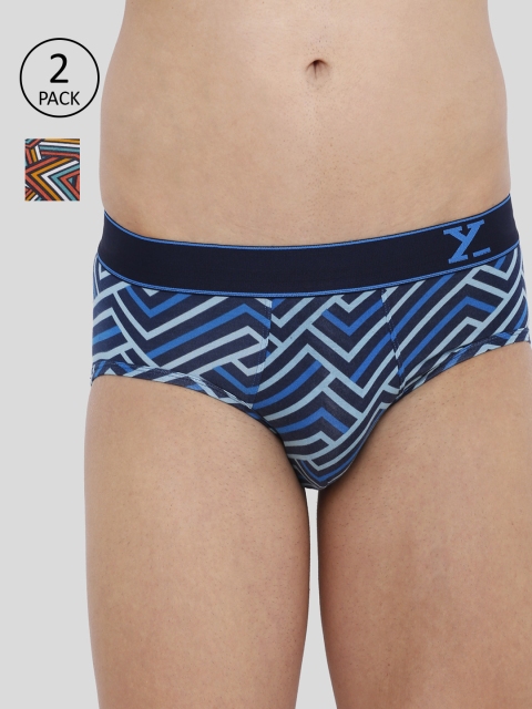 

XYXX Men IntelliSoft Antimicrobial Micro Modal Pack of 2 Linea Briefs XYBRF2PCKN301, Orange