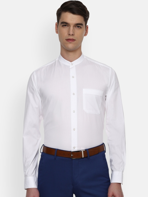 

Louis Philippe Men White Slim Fit Solid Formal Shirt