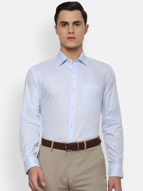 

Van Heusen Men Blue Slim Fit Self Design Formal Shirt