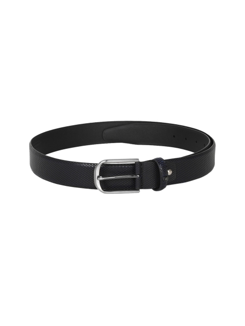 

Louis Philippe Men Black Textured Leather Belt
