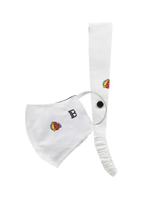 

Bene Kleed Women White 7-Ply Reusable Printed Outdoor Fashion Mask With Hairband