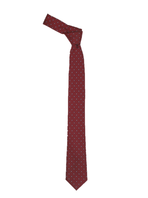 

Louis Philippe Red Striped Broad Tie