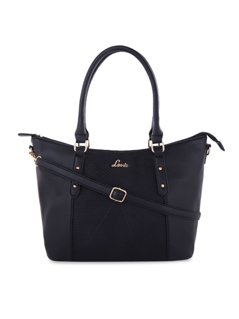 

Lavie Black Textured Shoulder Bag