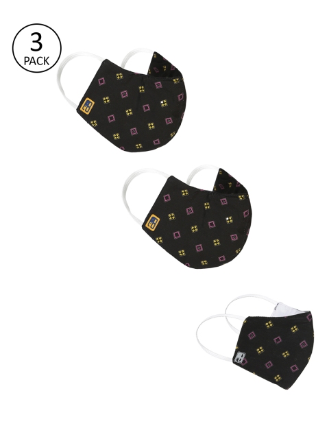 

Balista Unisex 3 Pcs 4Ply Protective Outdoor Face Masks, Black