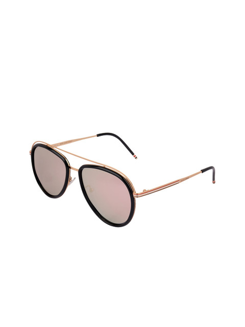 

MARC LOUIS Women Aviator Sunglasses TB15 DGLDRED C02, Pink