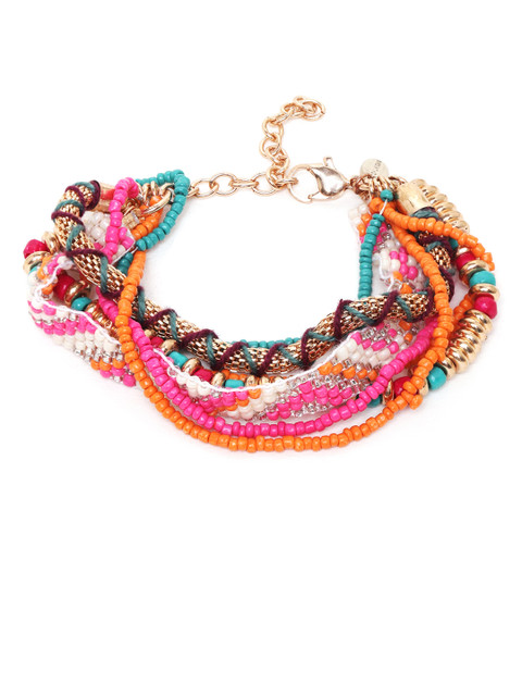 

Chumbak Multicoloured Multistrand Bracelet, Multi