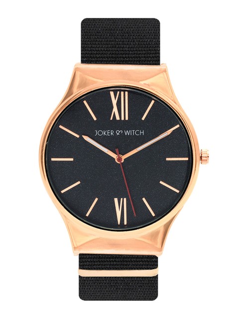 

JOKER & WITCH Men Black Analogue Watch