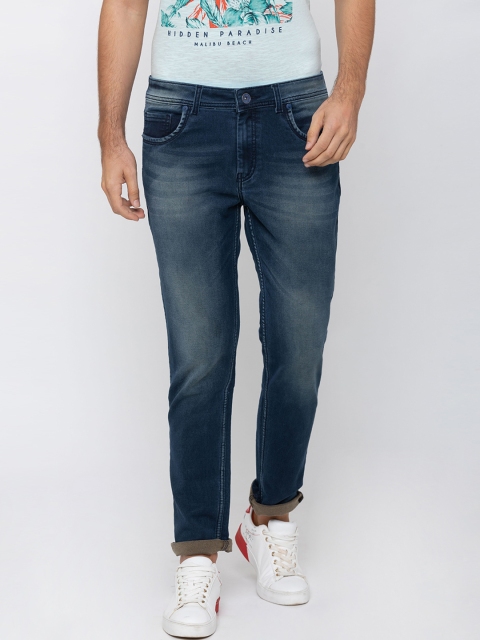 

Globus Men Blue Regular Fit Mid-Rise Clean Look Jeans