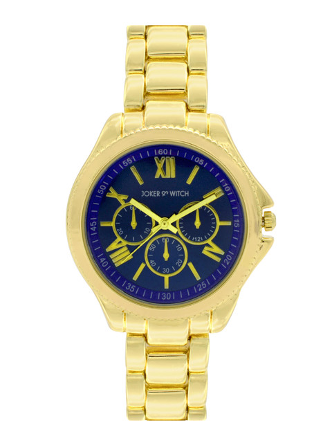 

JOKER & WITCH Women Blue and Gold-Toned Analogue Watch