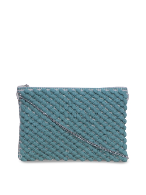 

Diwaah Green Self Design Handmade Sling Bag
