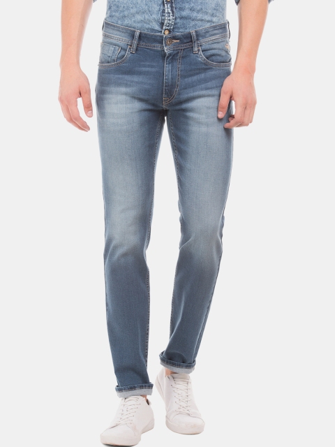 

Flying Machine Men Blue Slim Fit Mid-Rise Clean Look Stretchable Jeans