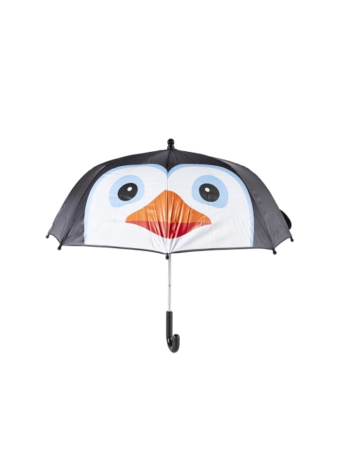 

Toniq Kids Kids Black & White Printed Happy Feet Penguin Manual Umbrella