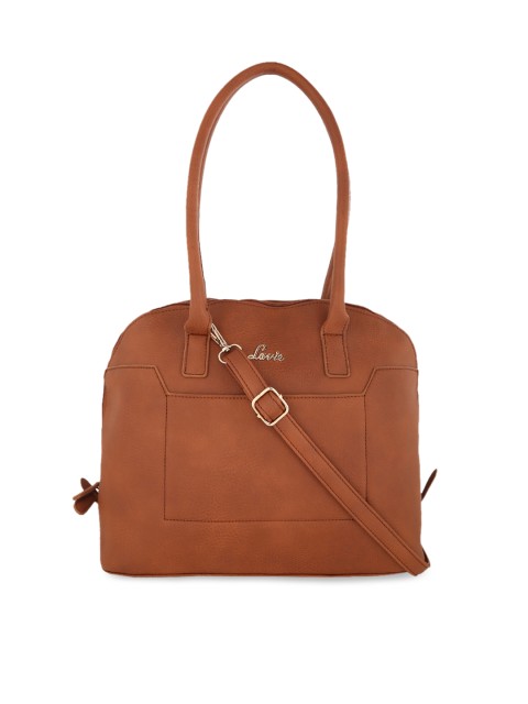 

Lavie Brown Solid Shoulder Bag