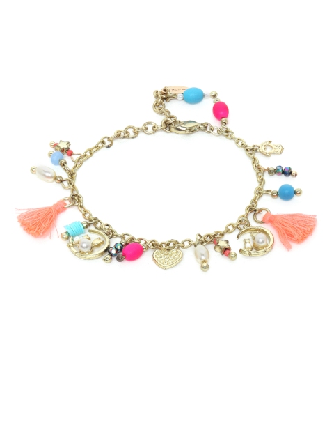 

Chumbak Multicoloured Metal Charm Bracelet, Multi