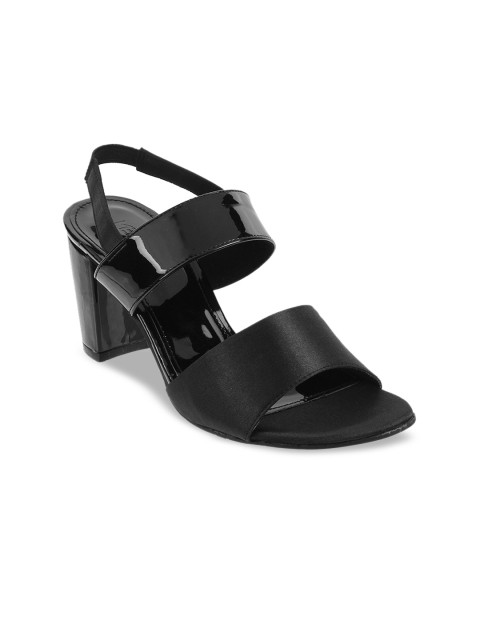 

Metro Women Black Solid Block Heels