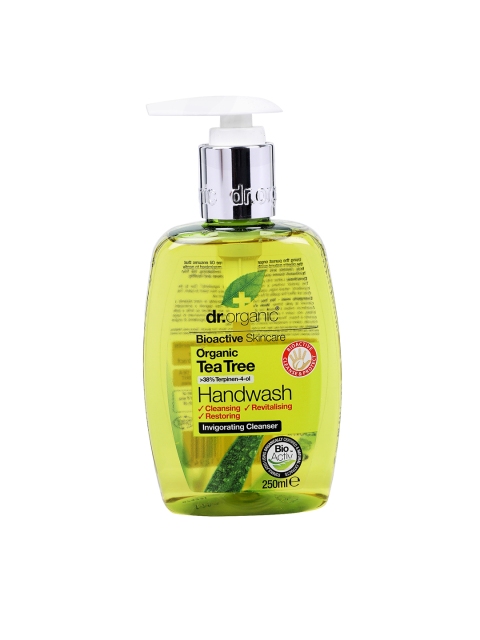 

dr.organic Bioactive Skincare Organic Tea Tree Hand Wash 250 ml, Yellow